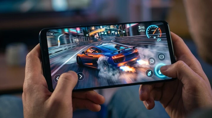 Asphalt Nitro 2 graphics and touch controls on Android