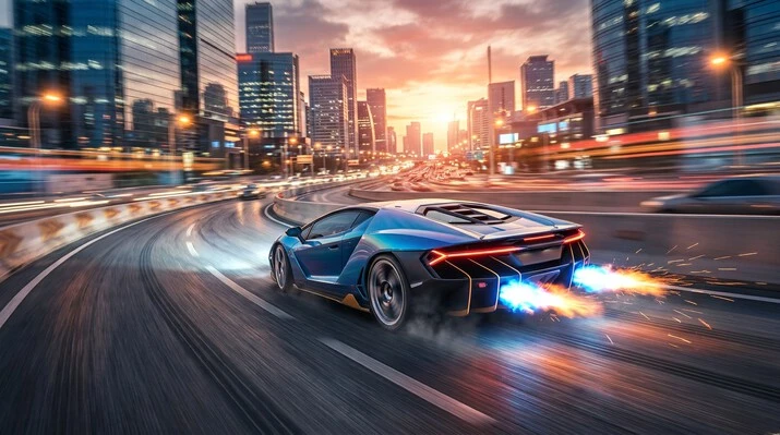 Asphalt Nitro 2 high-speed arcade racing scene