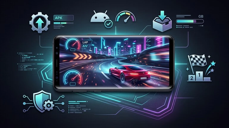 Asphalt Nitro APK version and Android compatibility information