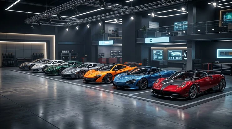 Asphalt Nitro sports cars and supercars collection