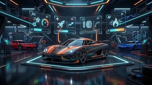 Asphalt Nitro cars with acceleration speed handling and Nitro upgrades