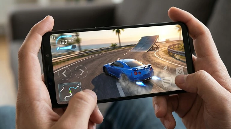 Asphalt Nitro racing controls, drifting and nitro boost