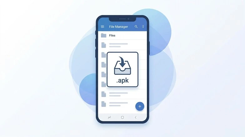 Installing an Asphalt Nitro Download APK file on an Android smartphone