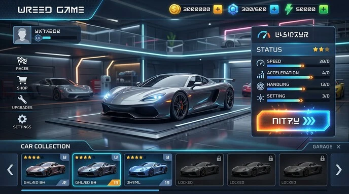 Asphalt Nitro Mod APK features including money, tokens, unlocked cars and nitro