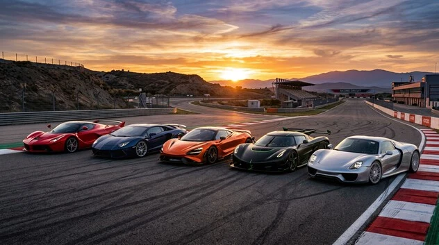 Asphalt Nitro supercars and racing cars